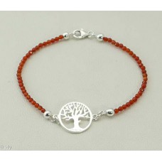 Tree of life (Karneol-red/ 925 Silver)